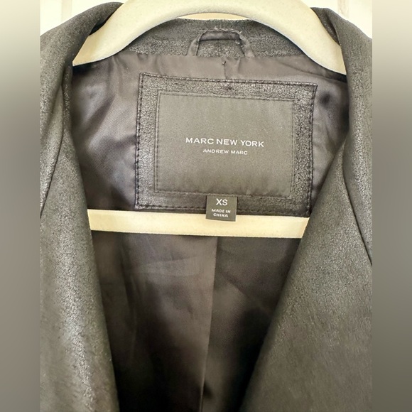 • Real suede mixed moto jacket - Picture 4 of 8